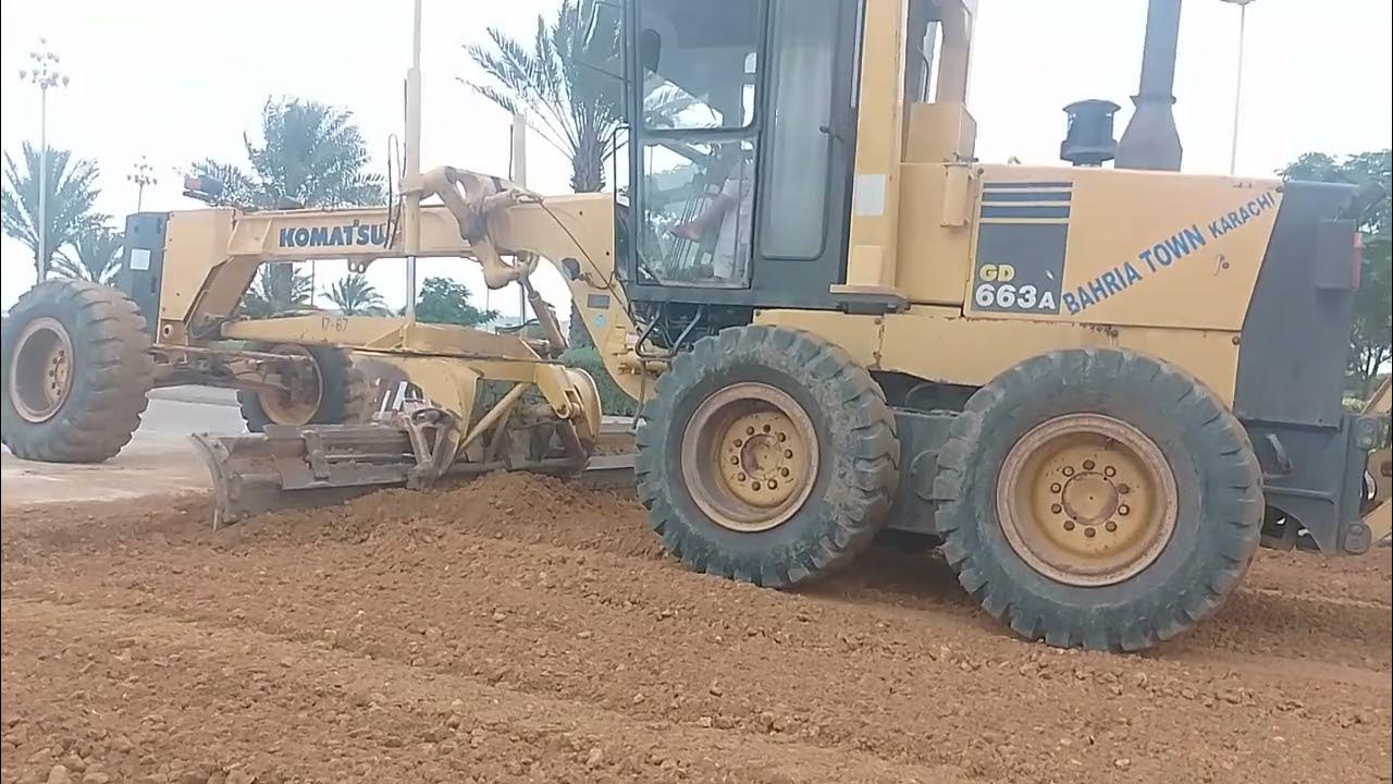 Subgrade and subbase road foundation construction by CPC Qatar in Doha, Qatar